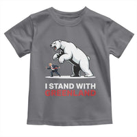 I Stand With Greenland Toddler T Shirt Anti Fascist Political Parody Gift