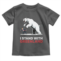 I Stand With Greenland Toddler T Shirt Anti Fascist Political Parody Gift