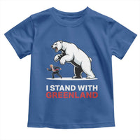 I Stand With Greenland Toddler T Shirt Anti Fascist Political Parody Gift