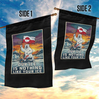 Funny Our Ice Is Nothing Like Your Ice Garden Flag Greenland Support Gift
