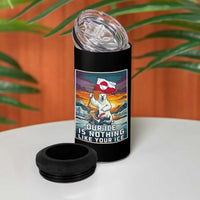 Funny Our Ice Is Nothing Like Your Ice 4 in 1 Can Cooler Tumbler Greenland Support Gift