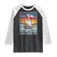 Funny Our Ice Is Nothing Like Your Ice Raglan Shirt Greenland Support Gift