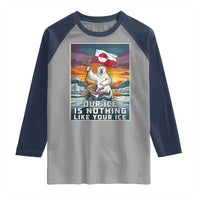 Funny Our Ice Is Nothing Like Your Ice Raglan Shirt Greenland Support Gift
