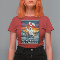 Funny Our Ice Is Nothing Like Your Ice T Shirt For Women Greenland Support Gift