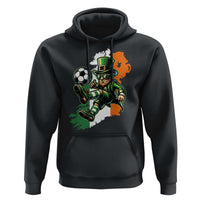 Funny Leprechaun Playing Soccer Hoodie St Patricks Day