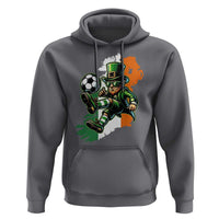 Funny Leprechaun Playing Soccer Hoodie St Patricks Day