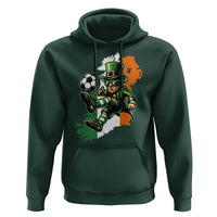 Funny Leprechaun Playing Soccer Hoodie St Patricks Day