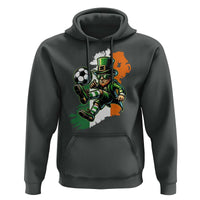 Funny Leprechaun Playing Soccer Hoodie St Patricks Day