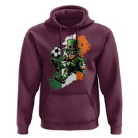 Funny Leprechaun Playing Soccer Hoodie St Patricks Day