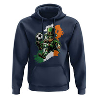 Funny Leprechaun Playing Soccer Hoodie St Patricks Day