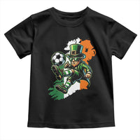 Funny Leprechaun Playing Soccer Toddler T Shirt St Patricks Day