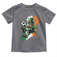 Funny Leprechaun Playing Soccer Toddler T Shirt St Patricks Day