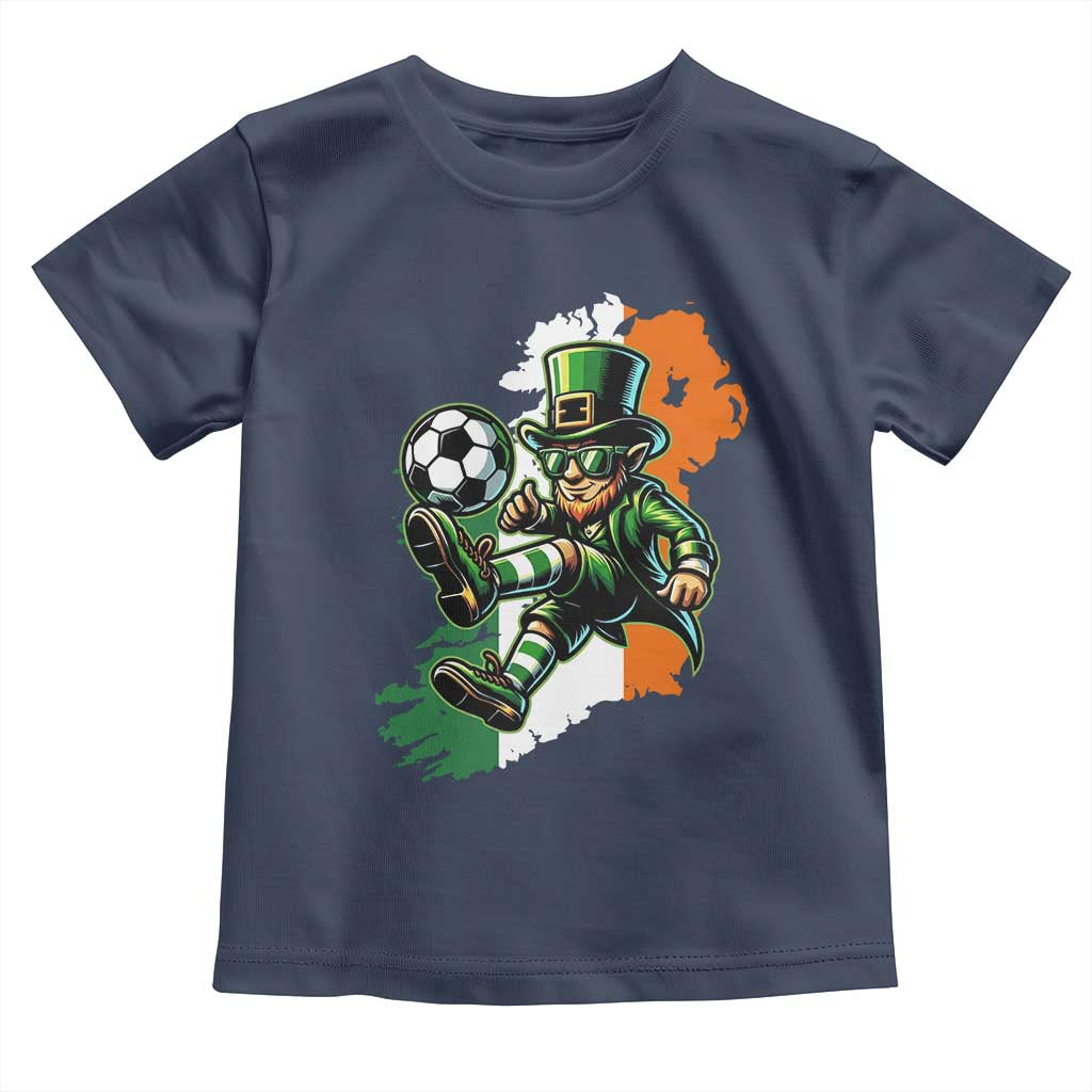 Funny Leprechaun Playing Soccer Toddler T Shirt St Patricks Day