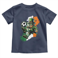 Funny Leprechaun Playing Soccer Toddler T Shirt St Patricks Day