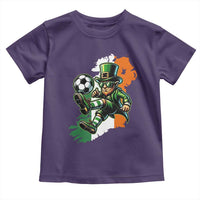 Funny Leprechaun Playing Soccer Toddler T Shirt St Patricks Day