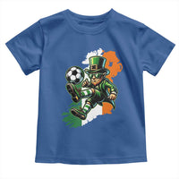 Funny Leprechaun Playing Soccer Toddler T Shirt St Patricks Day