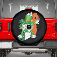 Funny Dabbing Soccer Ball Spare Tire Cover St Patricks Day