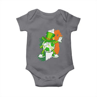 Funny Dabbing Soccer Ball Baby Onesie St Patricks Day