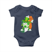 Funny Dabbing Soccer Ball Baby Onesie St Patricks Day