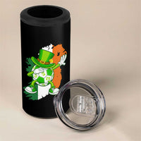 Funny Dabbing Soccer Ball 4 in 1 Can Cooler Tumbler St Patricks Day