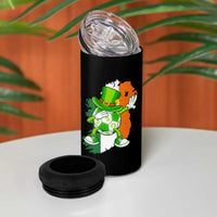 Funny Dabbing Soccer Ball 4 in 1 Can Cooler Tumbler St Patricks Day