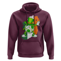 Funny Dabbing Soccer Ball Hoodie St Patricks Day