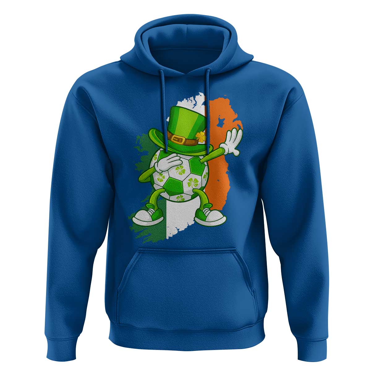 Funny Dabbing Soccer Ball Hoodie St Patricks Day