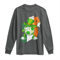 Funny Dabbing Soccer Ball Long Sleeve Shirt St Patricks Day