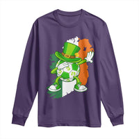 Funny Dabbing Soccer Ball Long Sleeve Shirt St Patricks Day