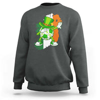Funny Dabbing Soccer Ball Sweatshirt St Patricks Day