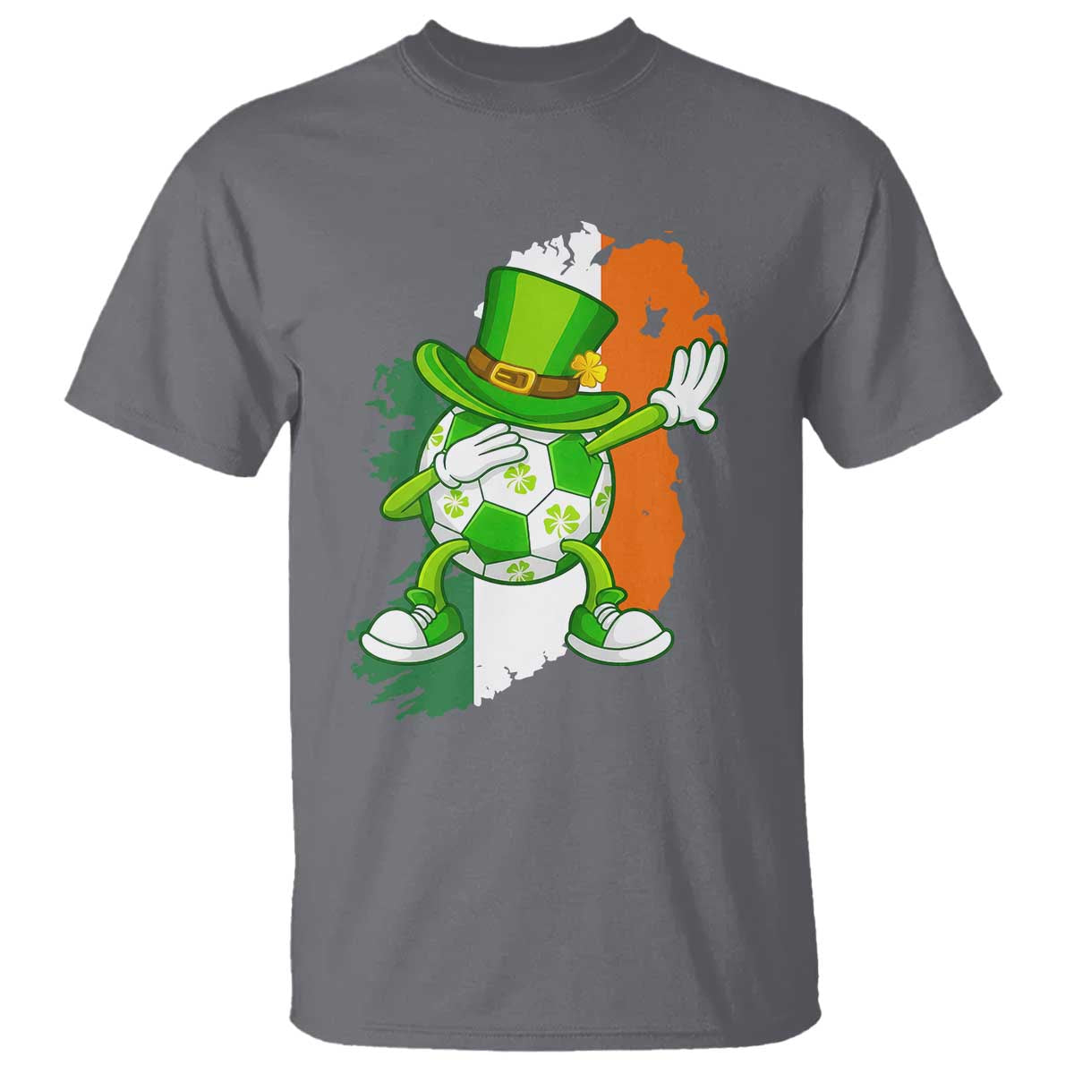 Funny Dabbing Soccer Ball T Shirt St Patricks Day