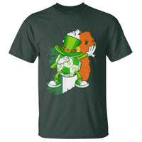 Funny Dabbing Soccer Ball T Shirt St Patricks Day