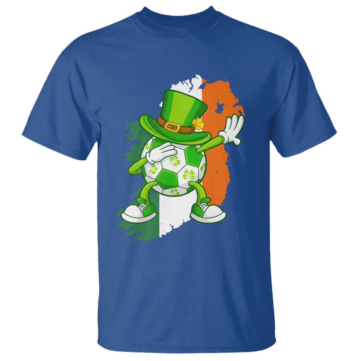 Funny Dabbing Soccer Ball T Shirt St Patricks Day