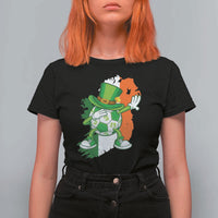 Funny Dabbing Soccer Ball T Shirt For Women St Patricks Day