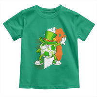 Funny Dabbing Soccer Ball Toddler T Shirt St Patricks Day