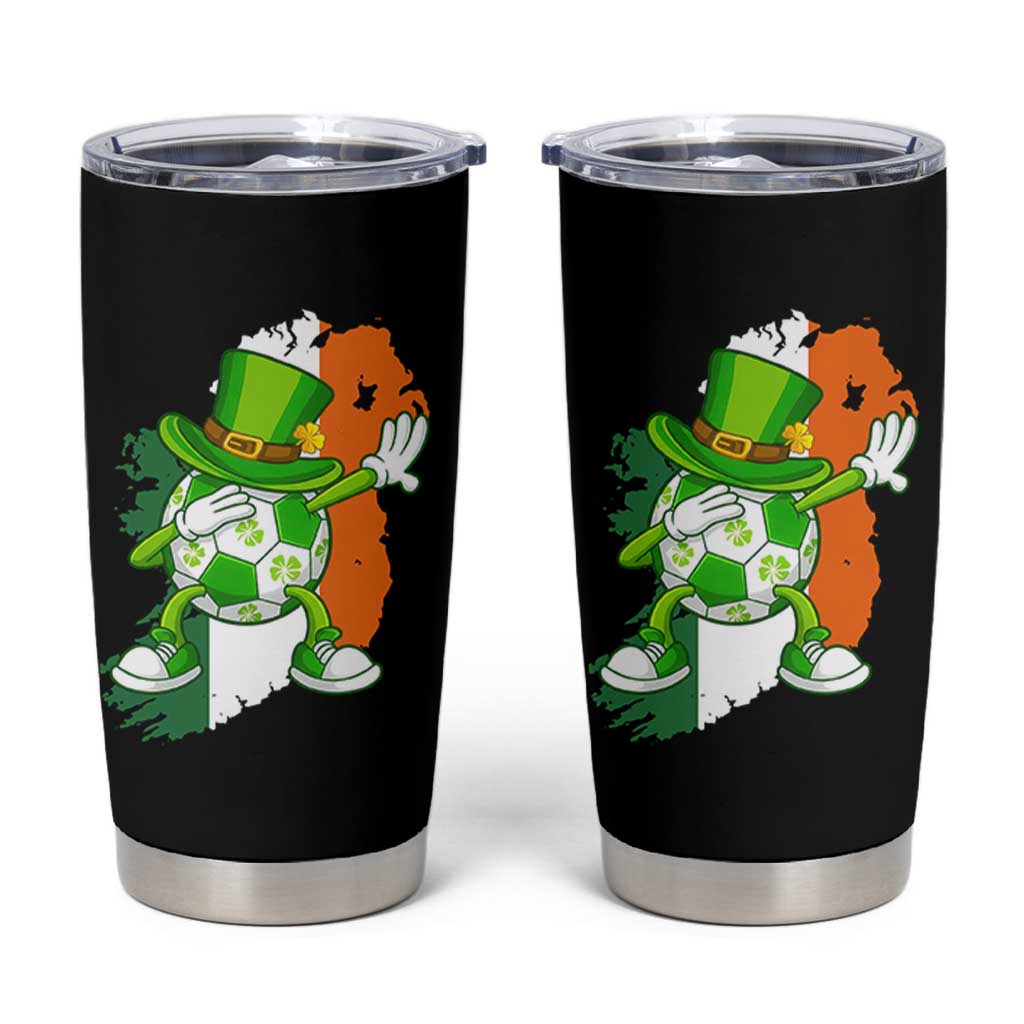 Funny Dabbing Soccer Ball Tumbler Cup St Patricks Day