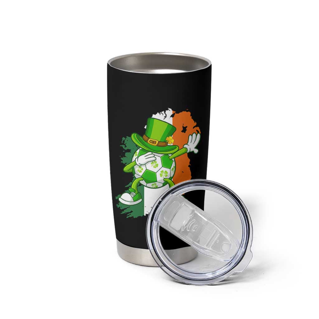Funny Dabbing Soccer Ball Tumbler Cup St Patricks Day