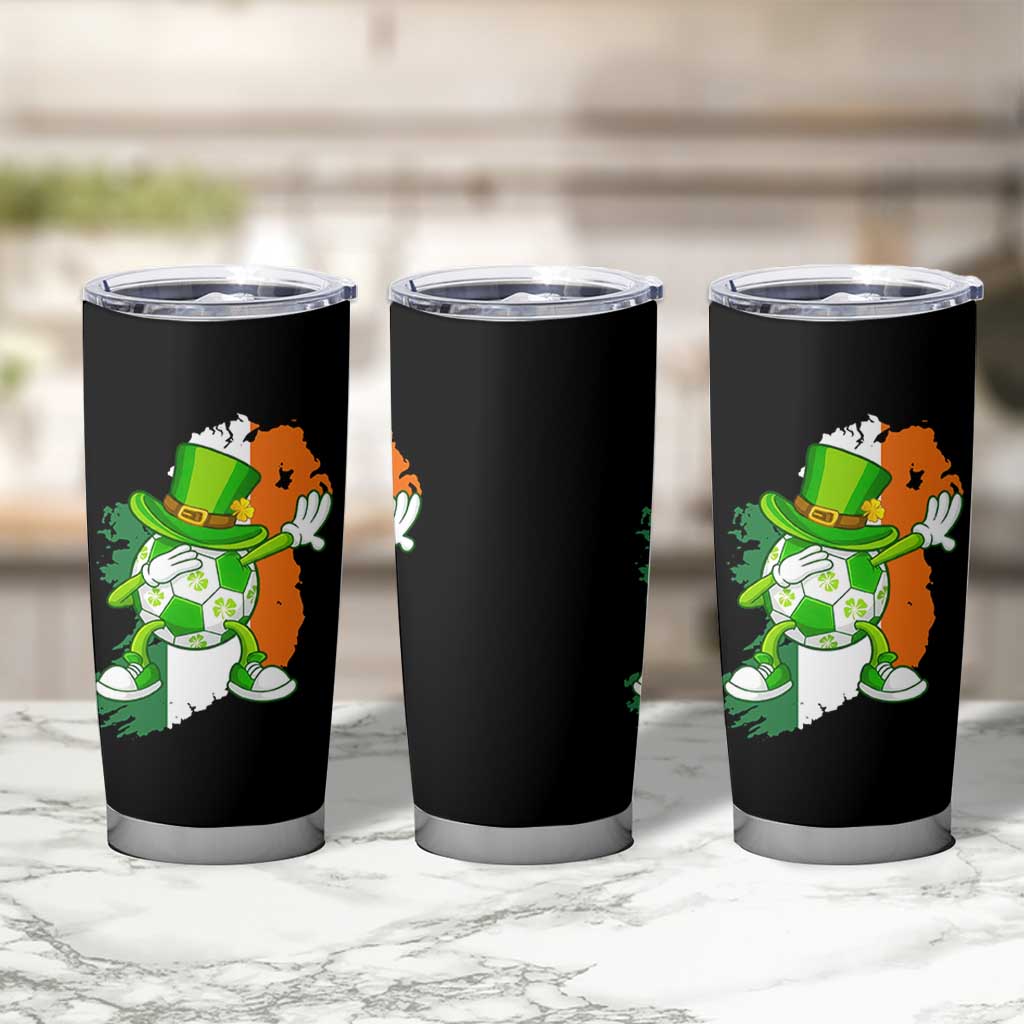 Funny Dabbing Soccer Ball Tumbler Cup St Patricks Day