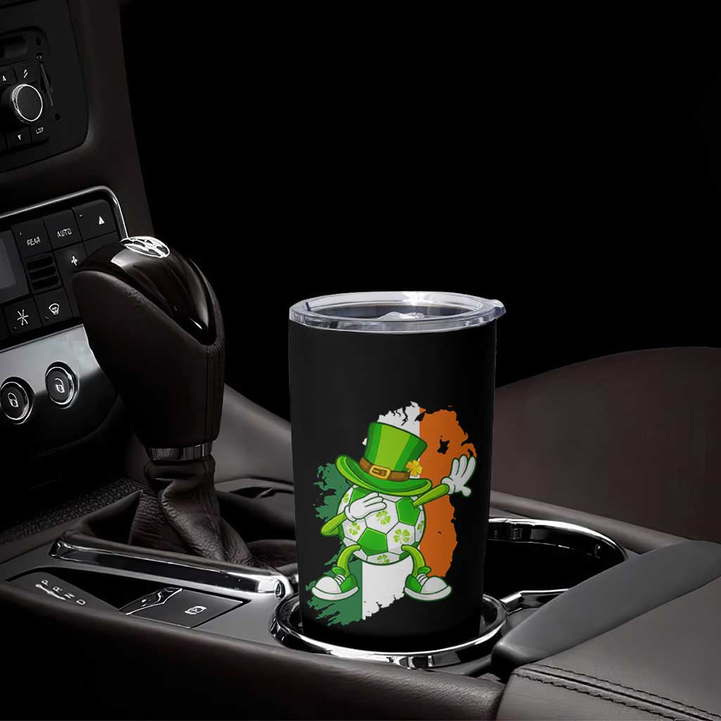 Funny Dabbing Soccer Ball Tumbler Cup St Patricks Day