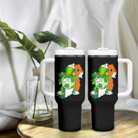 Funny Dabbing Soccer Ball Tumbler With Handle St Patricks Day
