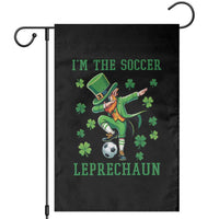 I Am The Soccer Leprechaun Garden Flag Funny Irish Soccer