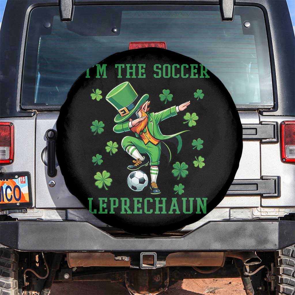 I Am The Soccer Leprechaun Spare Tire Cover Funny Irish Soccer