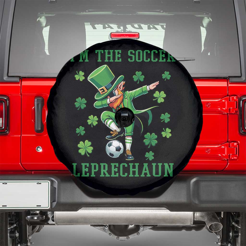I Am The Soccer Leprechaun Spare Tire Cover Funny Irish Soccer