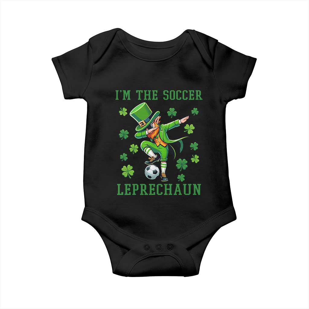 I Am The Soccer Leprechaun Baby Onesie Funny Irish Soccer