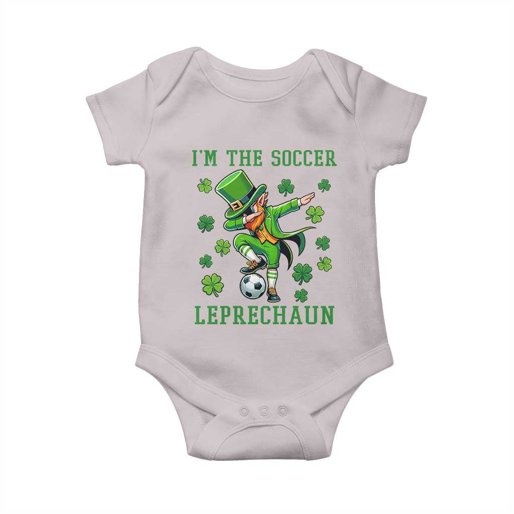 I Am The Soccer Leprechaun Baby Onesie Funny Irish Soccer