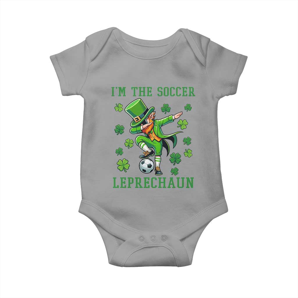I Am The Soccer Leprechaun Baby Onesie Funny Irish Soccer