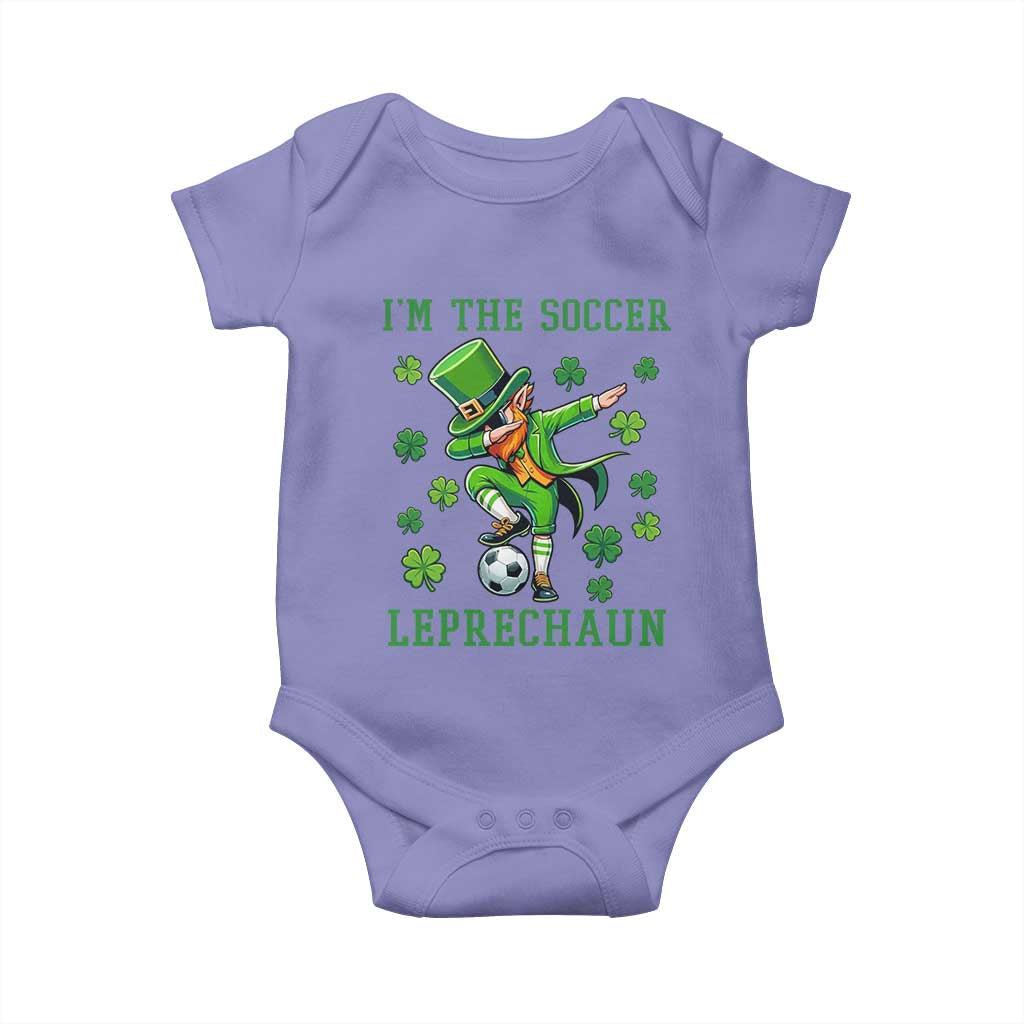 I Am The Soccer Leprechaun Baby Onesie Funny Irish Soccer