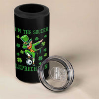 I Am The Soccer Leprechaun 4 in 1 Can Cooler Tumbler Funny Irish Soccer