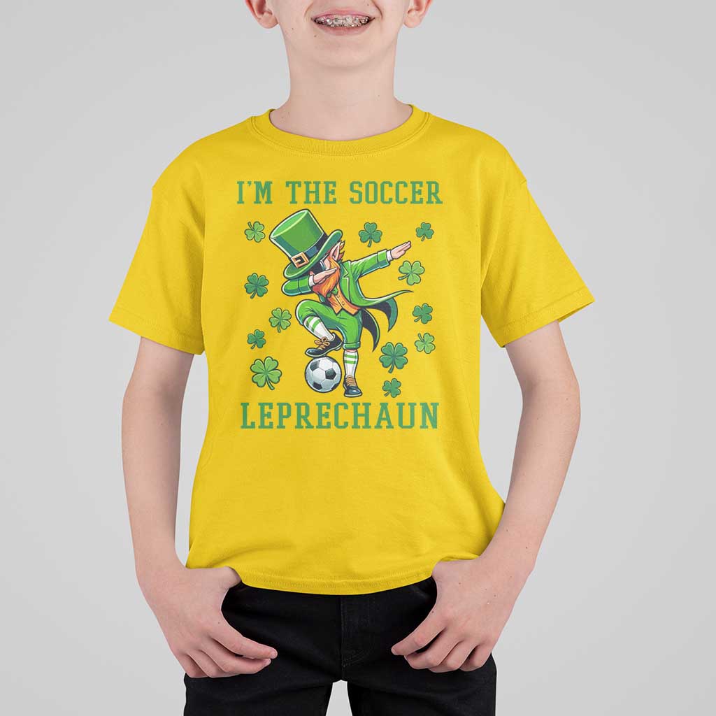 I Am The Soccer Leprechaun T Shirt For Kid Funny Irish Soccer