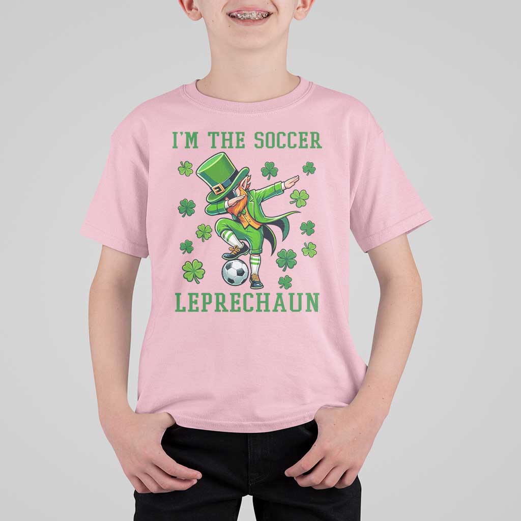 I Am The Soccer Leprechaun T Shirt For Kid Funny Irish Soccer